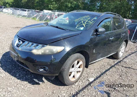 2009 Nissan Murano Sl из США, поврежденный, VIN JN8AZ18W69W150248